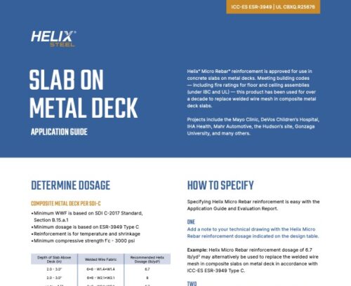 Helix-Steel-Application-Guide-Slabs-on-Metal-Deck